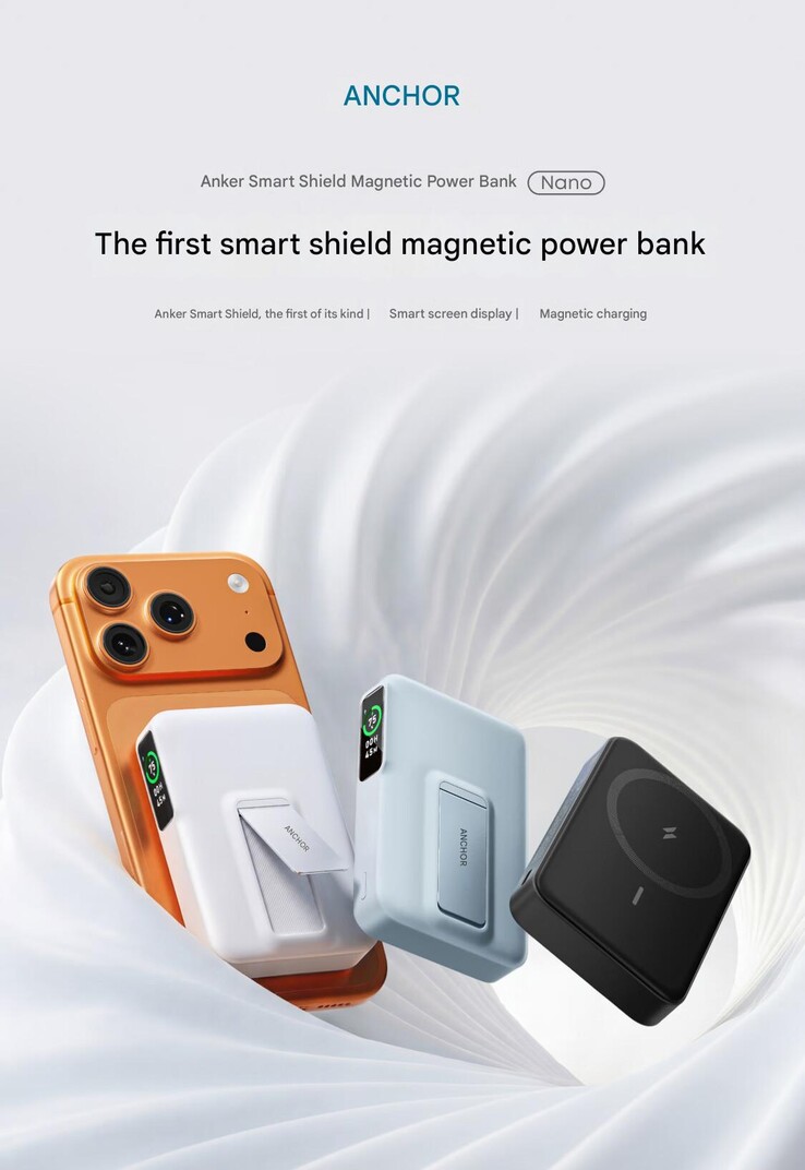 Anker Nano Smart Shield Magnetic Power Bank (maskinöversatt)