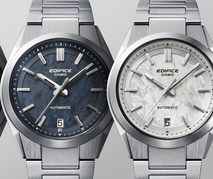 På bilden, från vänster till höger - Casio Edifice EFK-100D-2A och EFK-100D-7A. (Bildkälla: Casio)