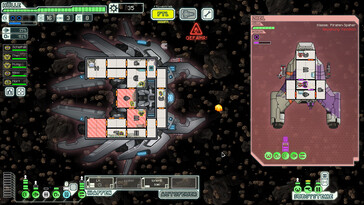Bild: En skärmdump från spelet FTL: Faster Than Light.