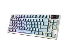 MSI Forge GK600 TKL trådlös Topo Blue Edition. (Bildkälla: MSI)