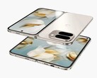 Google Pixel 10 Pro Fold sägs ha ett tunnare gångjärn. (Bildkälla: @OnLeaks / Android Headlines)