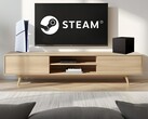 Valve Steam Machine bredvid PS5 i vardagsrummet (Bildkälla: Sony PlayStation, Valve med ändringar)