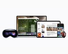 Konstnärlig rendering som visar Siri AI på olika enheter.