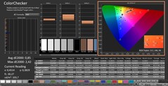 CalMAN: ColorChecker (kalibrerad)