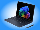 Den nya OmniBook X Flip 14 kan konfigureras i Atmospheric Blue oavsett val av processor.