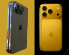 Läckt designmodell av iPhone Ultra (vänster) bredvid iPhone 17 Pro (höger) - redigerad.