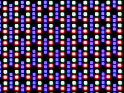 Subpixel-arrangemang