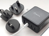 BMX GaNSTA 140W USB-laddare med nätadaptrar för hela världen.