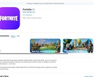En skärmdump av Fortnite-listan på Apple's US App Store. (Bildkälla: Skärmdump från US App Store)