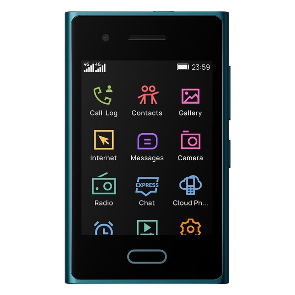 HMD Touch 4G kör ett anpassat operativsystem som heter RTOS Touch. (Bildkälla: HMD)