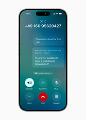 Live-översättning av meddelanden (bildkälla: Apple)
