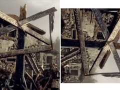 Förmodade referenser till Resident Evil 9 i hyllningsvideon till Resident Evil 4 remake. (Bildkälla: PVCFork3 på X)
