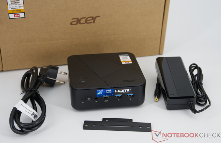 Förpackningens innehåll för Acer Revo Box RB102