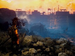 En bild som visar en stad i Achilles: Legends Untold.