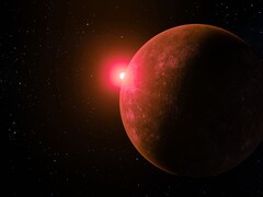 En konstnärs illustration som visar Merkurius och solen - modifierad med Canva. (Bildkälla: The_Nemu - Pixabay)