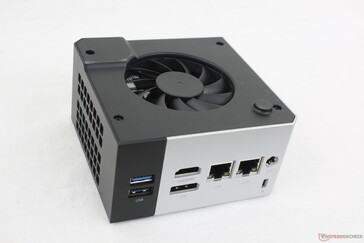 Topp med yttre metallhölje borttaget