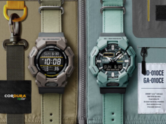 Casios klockor G-Shock GA-010CE-2A och GD-010CE-5 (bilden) lanseras i Europa. (Bildkälla: Casio)
