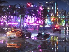 GTA 6-skärmbild som visar nattlivet i Vice City
