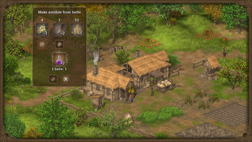 På bilden: En skärmdump från spelet Hero of the Kingdom: The Lost Tales 1.