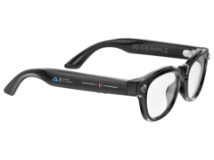 Rogbid Smart Glasses (bilden) har en dedikerad LED-blixt för snabba ögonblicksbilder och korta videoinspelningar. (Bildkälla: Rogbid)