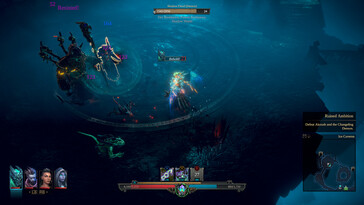 En bild som visar en strid i Shadows: Awakening.