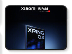 Xiaomi 18 Fold förväntas bli en bred vikbar telefon. På bilden: en redigerad, läckt rendering av telefonen.
