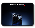 Xiaomi 18 Fold förväntas bli en bred vikbar telefon. På bilden: en redigerad, läckt rendering av telefonen.