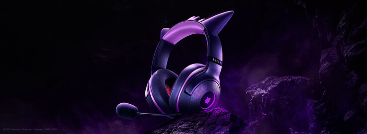 Kraken Kitty V2 USB Gengar Edition materialiseras. (Källa: Razer)