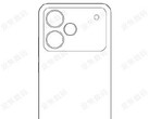 En designläcka av "Realme GT 8 Pro". (Bildkälla: Fixed Focus Digital via Weibo)