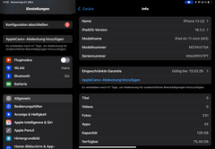iPadOS 18 på Apple iPad Air 2025