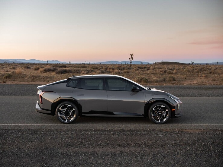 Den helelektriska sedanen Kia EV4. (Bildkälla: Kia)