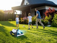 Mammotion Luba mini AWD LiDAR robotgräsklippare lanseras inom kort. (Bildkälla: Mammotion)
