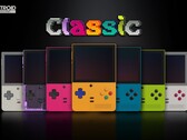 Retroid Pocket Classic har en design som påminner om Game Boy Color. (Bildkälla: GoRetroid)
