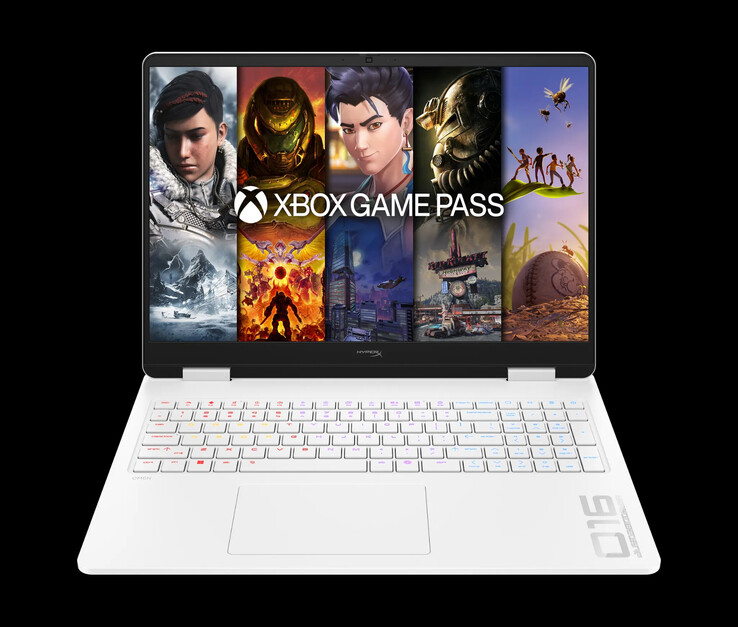 Den nya HyperX Omen 16 i Ceramic White-finish.
