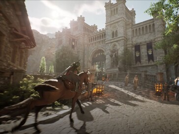 Visuellt har ArcheAge Chronicles mycket att erbjuda. (På bilden: En skärmbild från den officiella trailern för ArcheAge Chronicles.)