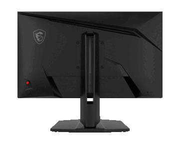 MSI MAG 271KPD7:s baksida och justerbart stativ