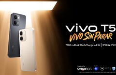 Vivo T5 4G finns i färgerna guld och svart