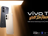 Vivo T5 4G finns i färgerna guld och svart 