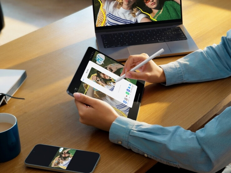 Oppo Pad 5 har också stöd för pennor.