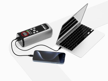 Gooloo GT160 Dual däckuppblåsare kan ladda två enheter samtidigt (Bildkälla: Gooloo)