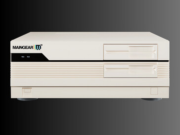 Fronten på Maingear Retro95 förbyggd speldator (Bildkälla: Maingear PR)