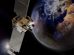 Konstnärsillustration som visar en rymdsond i omloppsbana runt jorden. (Bildkälla: PIRO4D - Pixabay)