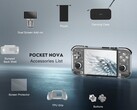 Retroid Pocket Nova kan köpas tillsammans med olika tillbehör.