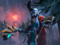 På bilden - officiellt biografiskt konstverk från Spellcasters Chronicles.