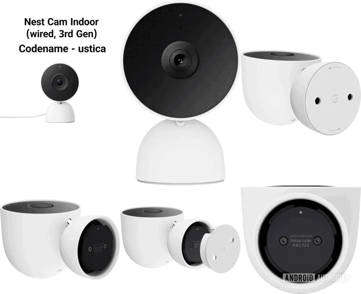Google Nest Cam Indoor Codenamed Ustica (Bildkälla: Android Authority)