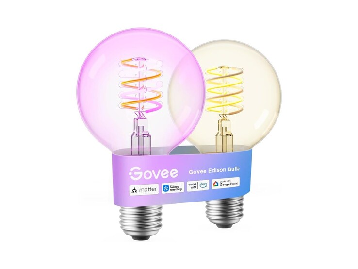 Den klotformade Govee Smart Edison-lampan