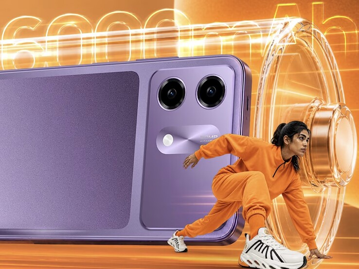 HMD Vibe 2 5G har ett batteri på 6 000 mAh 