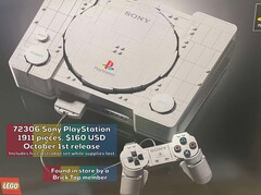 Lego PlayStation-setet kommer att levereras med en handkontroll.