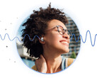 Galaxy Buds Core förväntas kosta 60 USD. På bilden: reklambild av öronsnäckorna. (Bildkälla: Samsung)