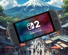 Switch 2 visas med japansk bakgrund